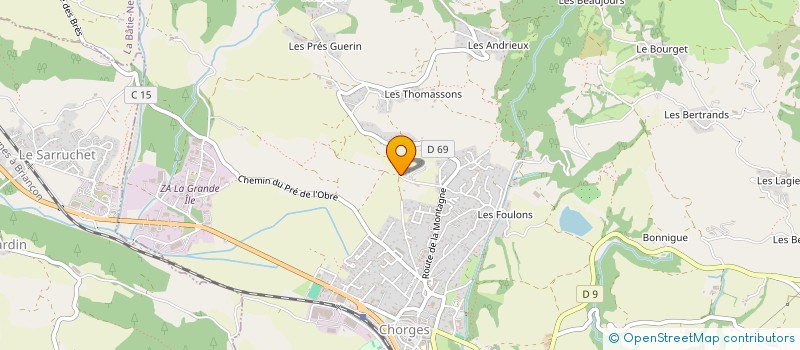 localisation de l'entreprise ELITHIAS à CHORGES