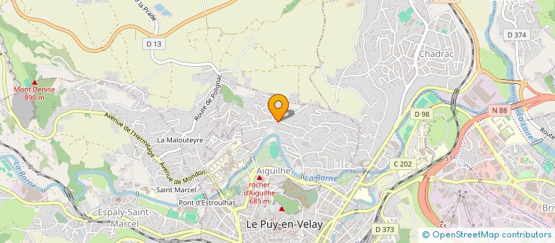 localisation de l'entreprise ELITHO à AIGUILHE