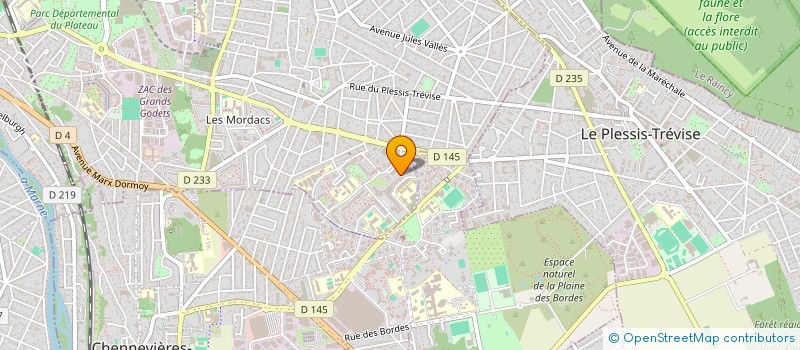 localisation de l'entreprise ELITI TRANSPORT à CHAMPIGNY-SUR-MARNE