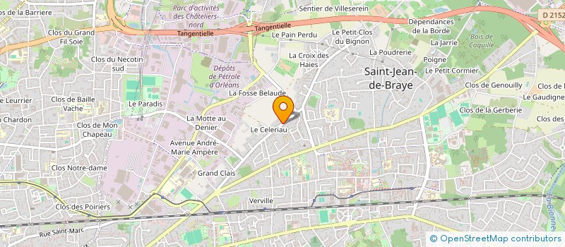 localisation de l'entreprise ELITIK à SAINT-JEAN-DE-BRAYE