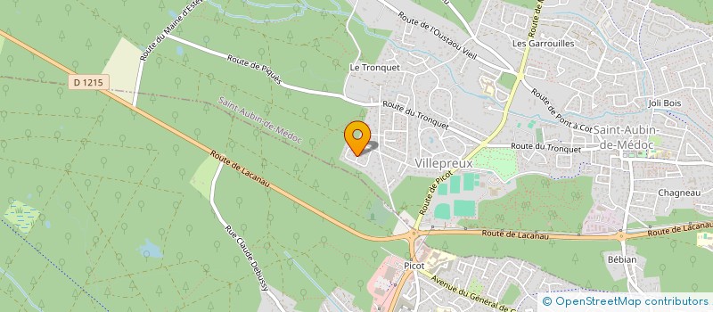 localisation de l'entreprise ELITINVEST  SAINT-AUBIN-DE-MEDOC