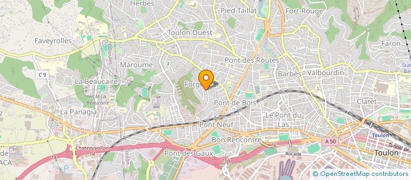 localisation de l'entreprise ELITO  TOULON