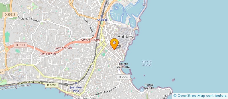localisation de l'entreprise ELITOS à ANTIBES