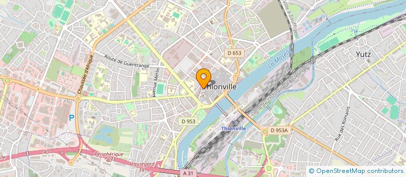 localisation de l'entreprise ELITUS à THIONVILLE