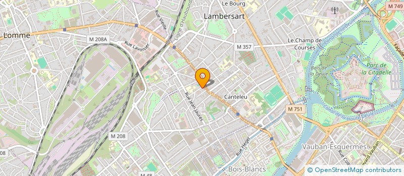 localisation de l'entreprise ELITY MOYENCOURT ET CIE à LILLE
