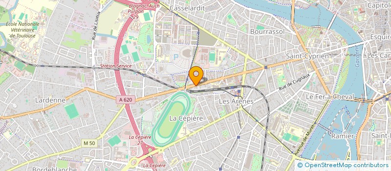 localisation de l'entreprise ELITYS à TOULOUSE