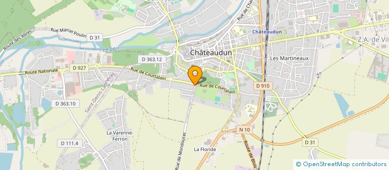 localisation de l'entreprise ELIVA EXPRESS à CHATEAUDUN