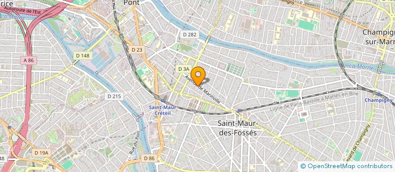 localisation de l'entreprise ELIVIER à SAINT-MAUR-DES-FOSSES