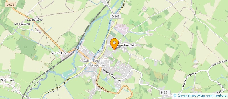 localisation de l'entreprise ELIVIN à SAINT-LEGER-SUR-DHEUNE