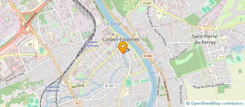 localisation de l'entreprise ELIVITA à CORBEIL-ESSONNES