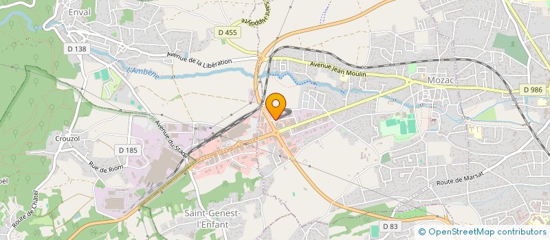 localisation de l'entreprise ELIWA IMMOBILIER  MOZAC