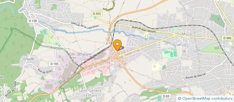 localisation de l'entreprise ELIWA PATRIMOINE  MOZAC