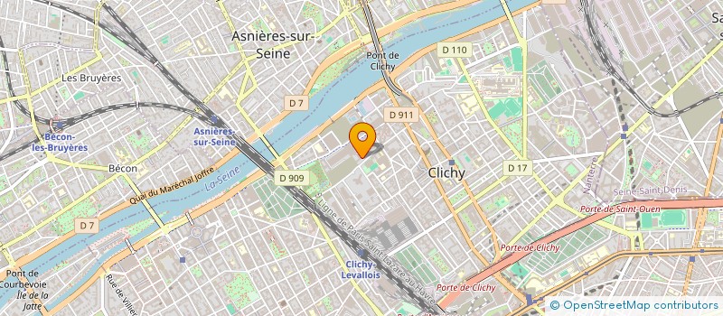 localisation de l'entreprise ELIX à CLICHY