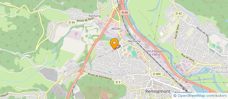 localisation de l'entreprise ELIX  SAINT-NABORD