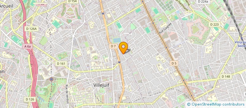 localisation de l'entreprise ELIX CREATIONS ET AUDIO CINEMA à VILLEJUIF