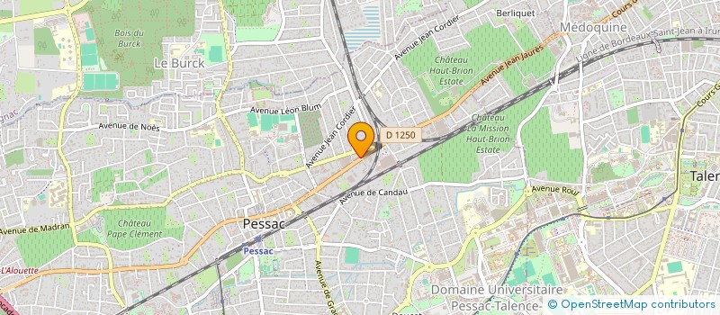 localisation de l'entreprise ELIXIM PATRIMOINE à PESSAC