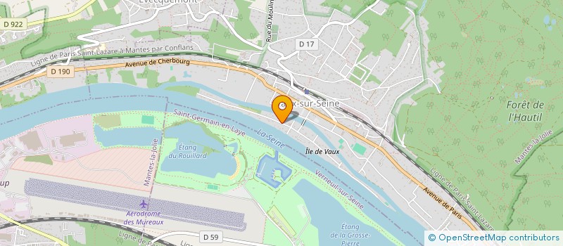 localisation de l'entreprise ELIXIO  VAUX-SUR-SEINE