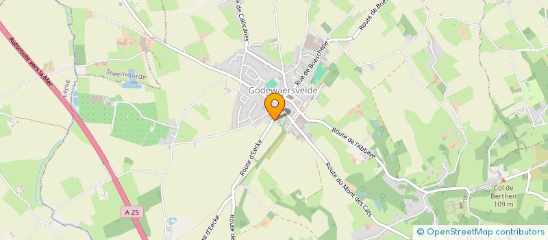 localisation de l'entreprise ELIXIR  GODEWAERSVELDE