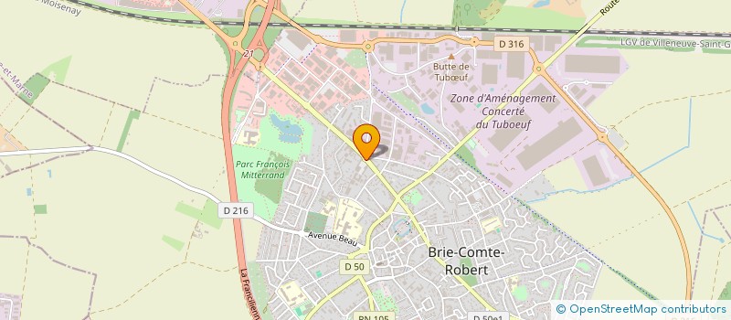 localisation de l'entreprise ELIXIR  BRIE-COMTE-ROBERT