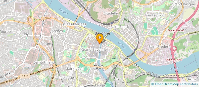 localisation de l'entreprise ELIXIR à BAYONNE