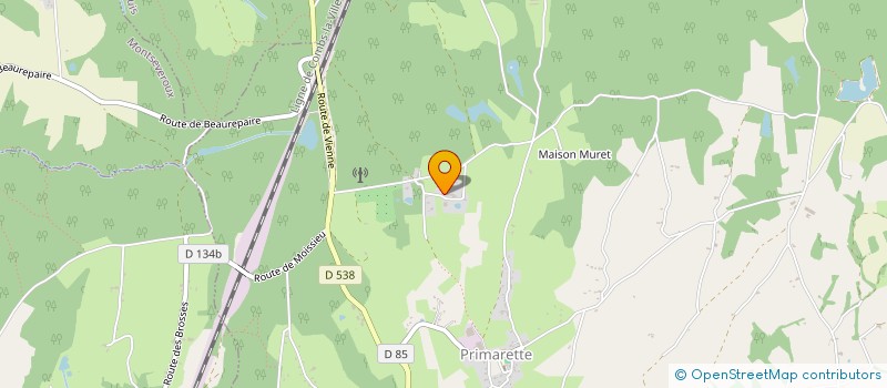 localisation de l'entreprise ELIXIR à VIENNE