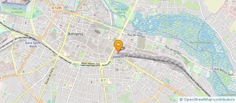 localisation de l'entreprise ELIXIR à AMIENS