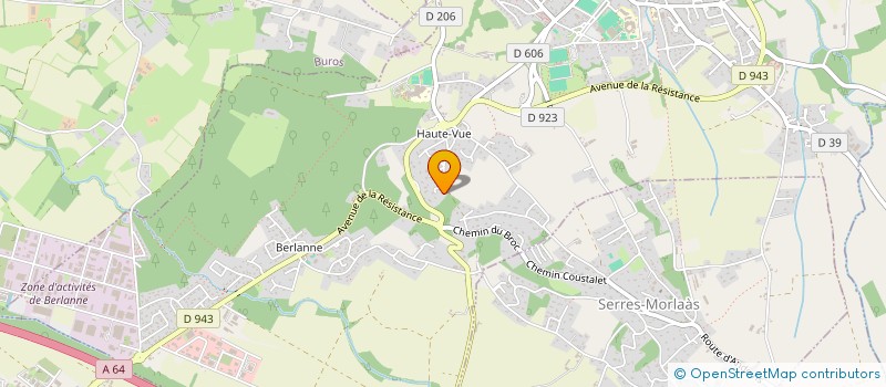 localisation de l'entreprise ELIXIR  MORLAAS