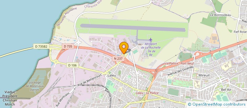 localisation de l'entreprise ELIXIR AIRCRAFT à LA ROCHELLE