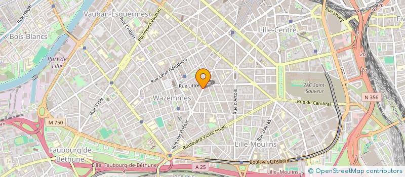 localisation de l'entreprise ELIXIR-AQITATION VISUELLE à LILLE