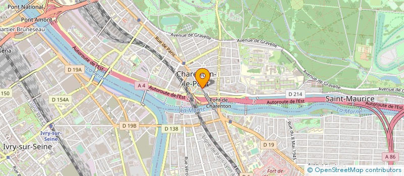 localisation de l'entreprise ELIXIR BEAUTE à CHARENTON-LE-PONT