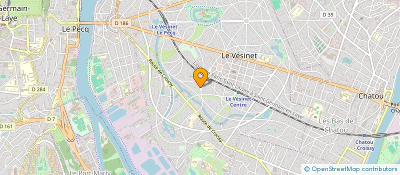 localisation de l'entreprise ELIXIR BUSINESS MANAGEMENT à LE VESINET