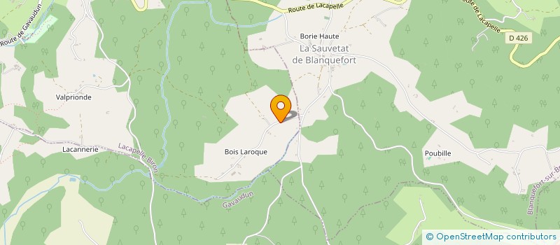 localisation de l'entreprise ELIXIR CULINAIRE  LACAPELLE-BIRON