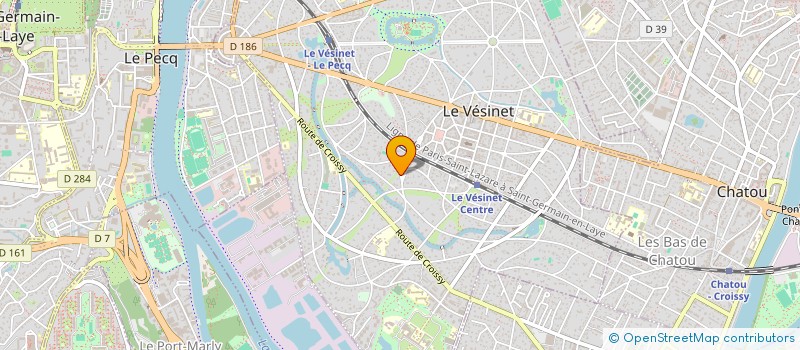 localisation de l'entreprise ELIXIR FOOD BUSINESS  LE VESINET