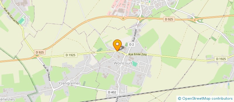 localisation de l'entreprise ELIXIR-VIN  WOINCOURT