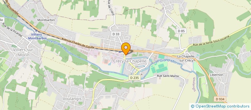 localisation de l'entreprise ELIXIUM  CRECY-LA-CHAPELLE