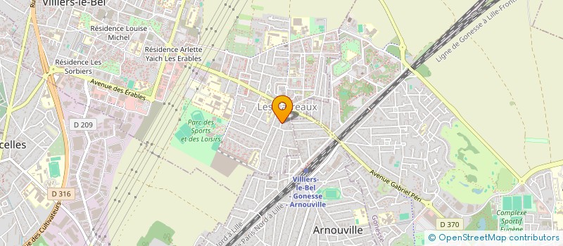 localisation de l'entreprise ELIYAH T3P  VILLIERS-LE-BEL