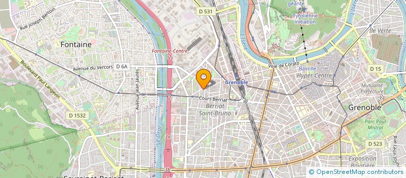 localisation de l'entreprise ELIZ 3  GRENOBLE