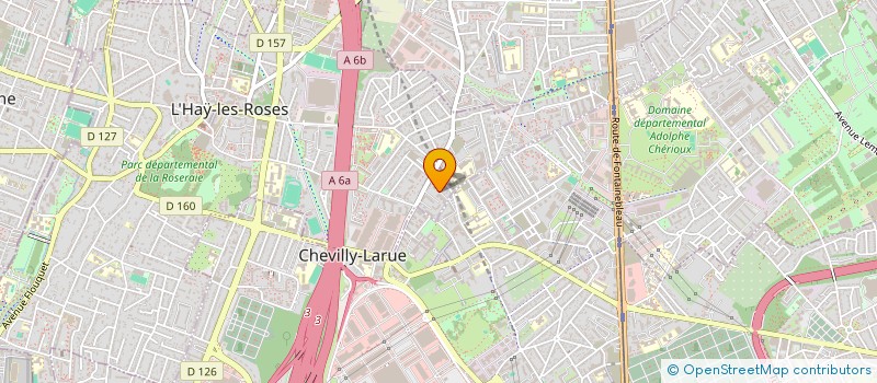 localisation de l'entreprise ELIZ  L'HAY-LES-ROSES