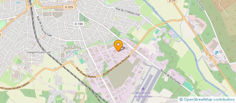 localisation de l'entreprise ELIZ  HAGUENAU