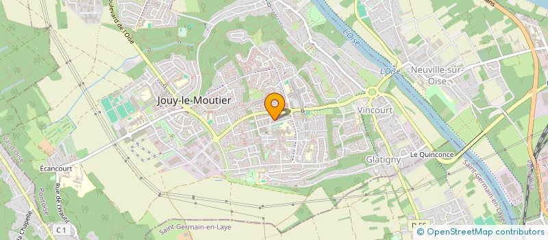 localisation de l'entreprise ELIZA  JOUY-LE-MOUTIER