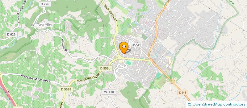 localisation de l'entreprise ELIZABETH TCHAVOUCHIAN  LE BEAUSSET