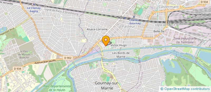 localisation de l'entreprise ELIZALEEN PARIS à CHELLES