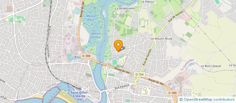 localisation de l'entreprise ELIZEN à GIVRAND
