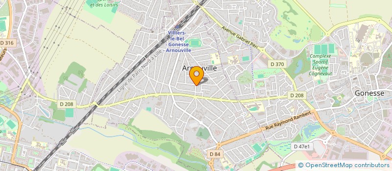 localisation de l'entreprise ELIZER à ARNOUVILLE