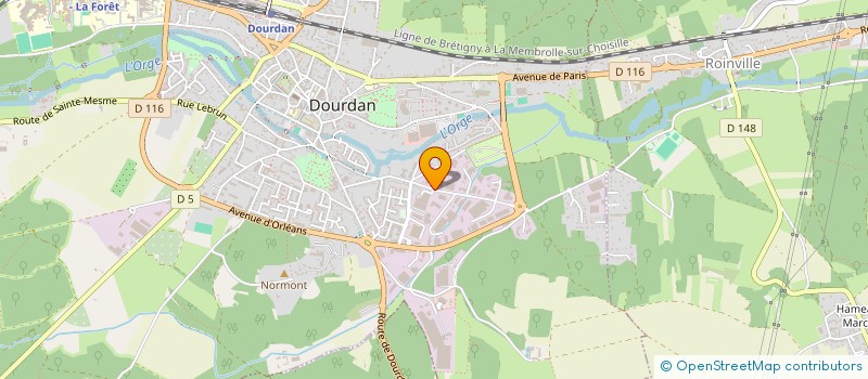 localisation de l'entreprise ELIZI à DOURDAN