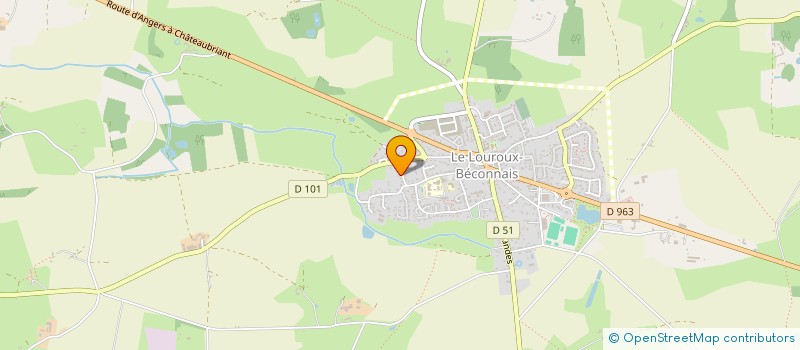 localisation de l'entreprise ELIZOE  VAL D'ERDRE-AUXENCE