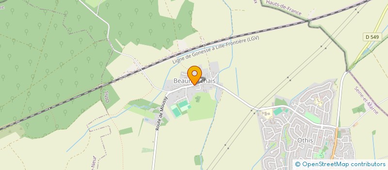 localisation de l'entreprise ELJ  OTHIS