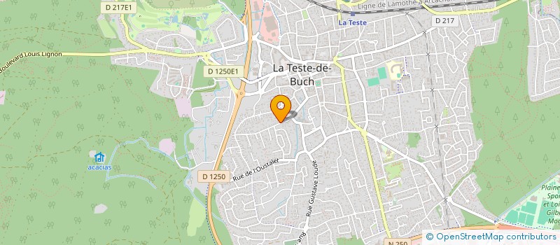 localisation de l'entreprise ELJ à LA TESTE-DE-BUCH