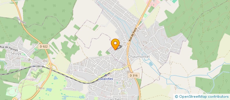 localisation de l'entreprise ELJ BUREAUTIQUE à BELLOY-EN-FRANCE