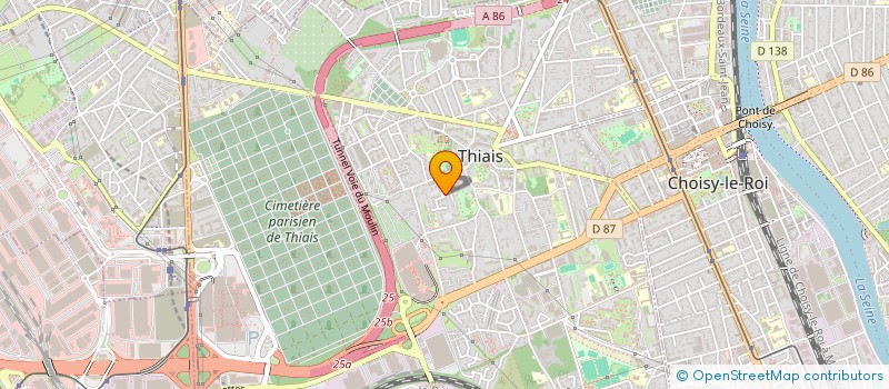 localisation de l'entreprise ELJ GROUPE à THIAIS